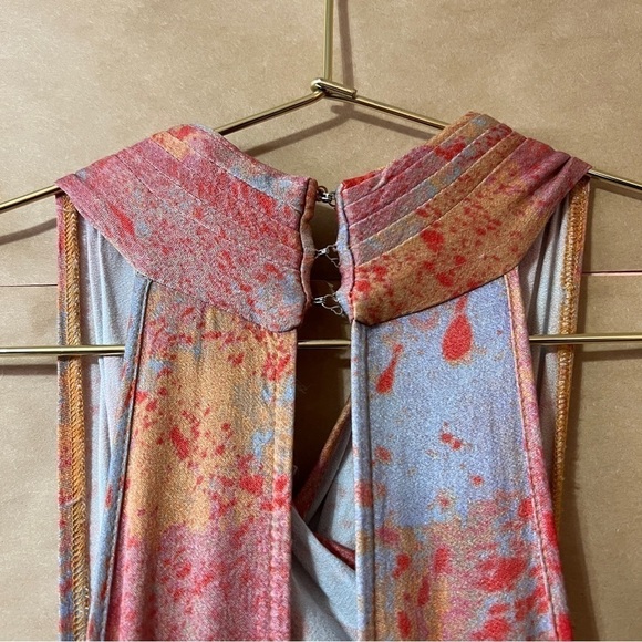 Free People | Seduction Playsuit Wide Leg Jumpsuit Crisscross Pleated Size XS - Picture 10 of 15